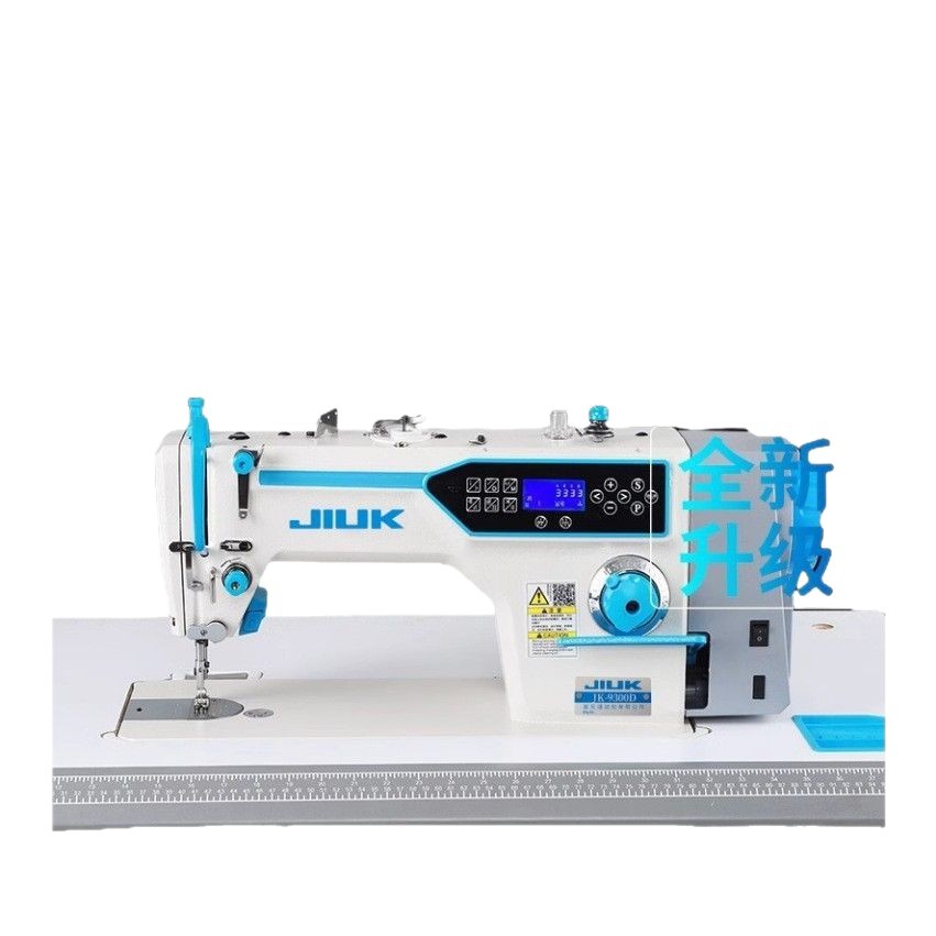 JK nueva máquina de coser industrial totalmente automática de cama plana para computadora, máquina de coser plana automática, máquina de coser eléctrica multifuncional para uso doméstico.