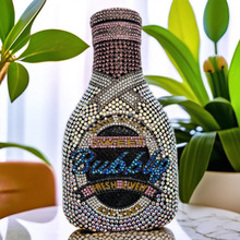 Bottle clutch bag跨境新款香槟酒瓶镶钻晚宴包宴会水钻手拿女包