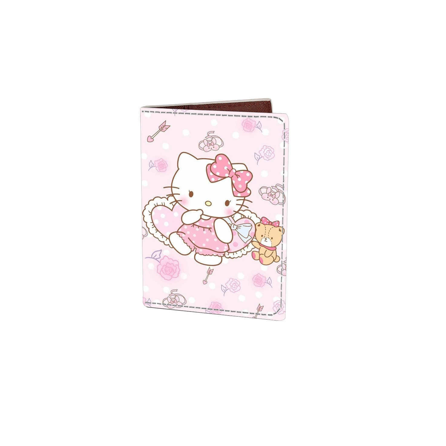 Cross-border TEMU отправляет JIT Xiyin Shein Travel KT кошка паспортная сумка Sanrio ID папка для печати
