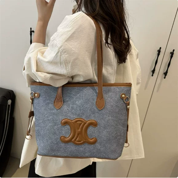 Capacious small design one-shoulder bag