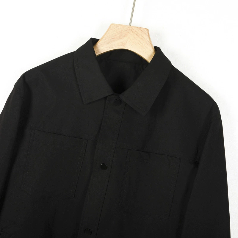 Пемесезонная мужская куртка, длинный рукав, для подростков, slim fit