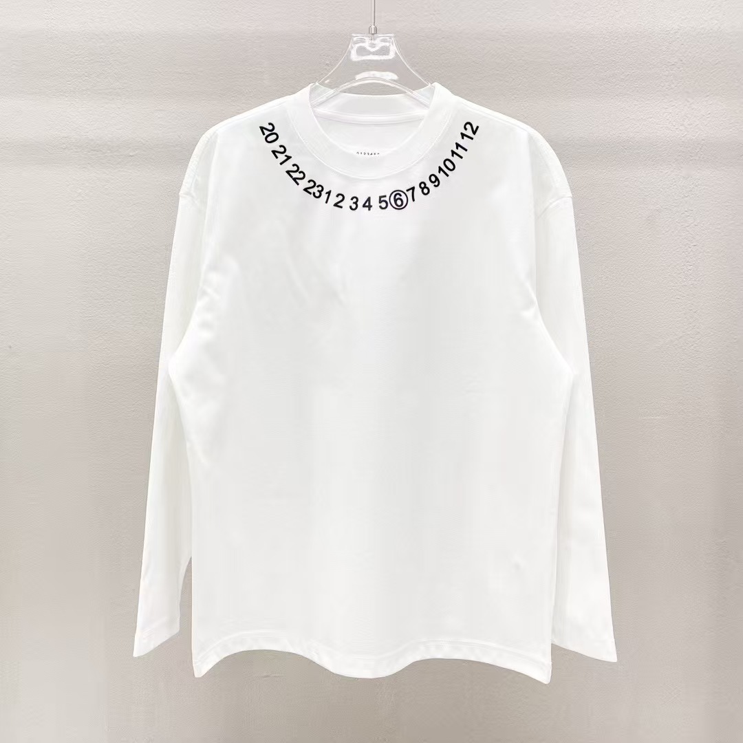 MM6 Numeric Logo T-shirt White