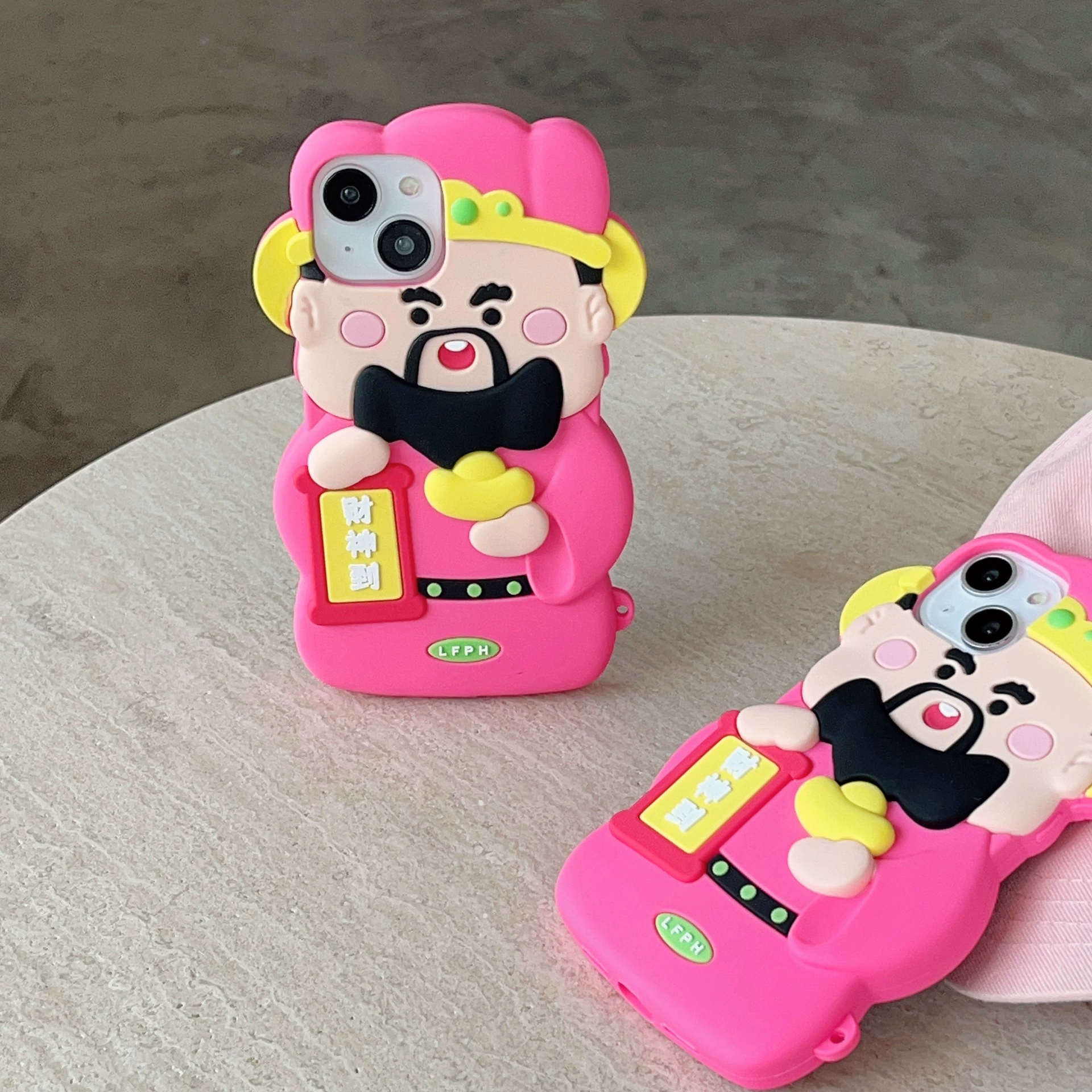 Яблоко, мультяшный iPhone 14, совместимый трехмерный силиконовый телефон, iPhone