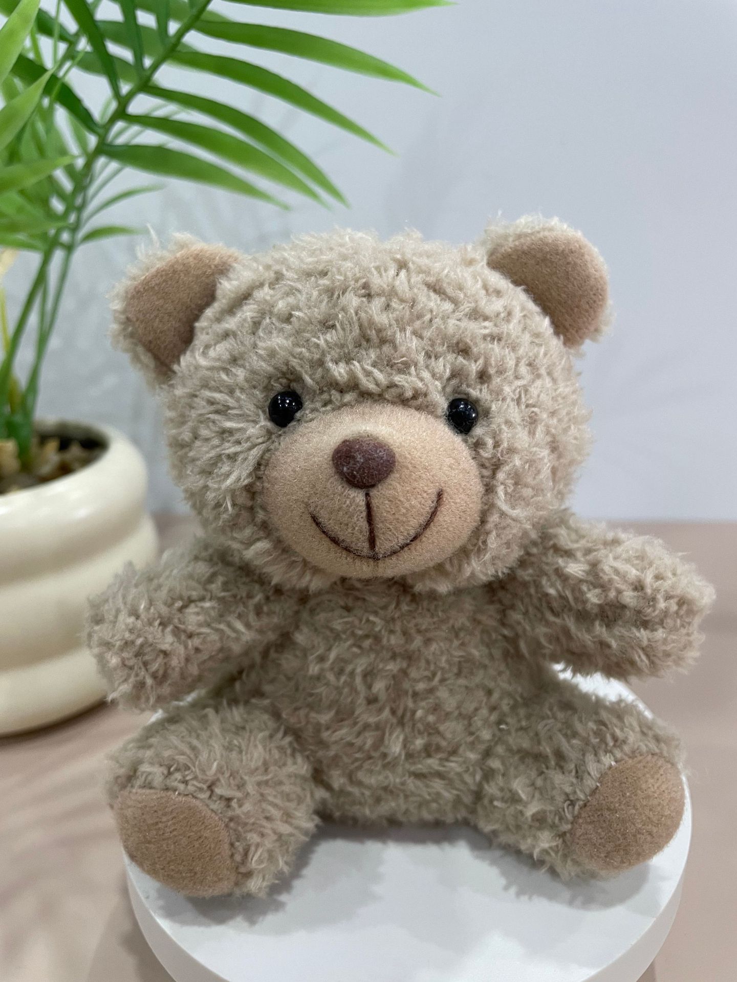 Teddy Bear se puede imprimir LOGO evento de vacaciones muñeca regalo para el hogar adornos de escritorio abrazar juguetes de peluche