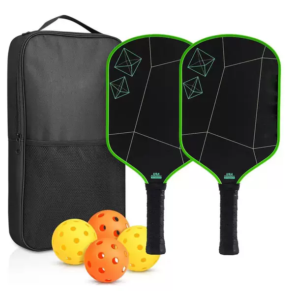 T700 Imported Toray Carbon Fiber Pickleball Racket Set Frosted Rough Competitive 16 Thick Competition Special Carbon
