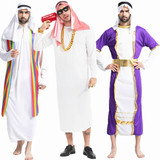 Арабская одежда Дубай Ближневосточный Турецкий Групт День рождения вечеринка Смешная сеть красная дуэйин супер густая большая цепь опора