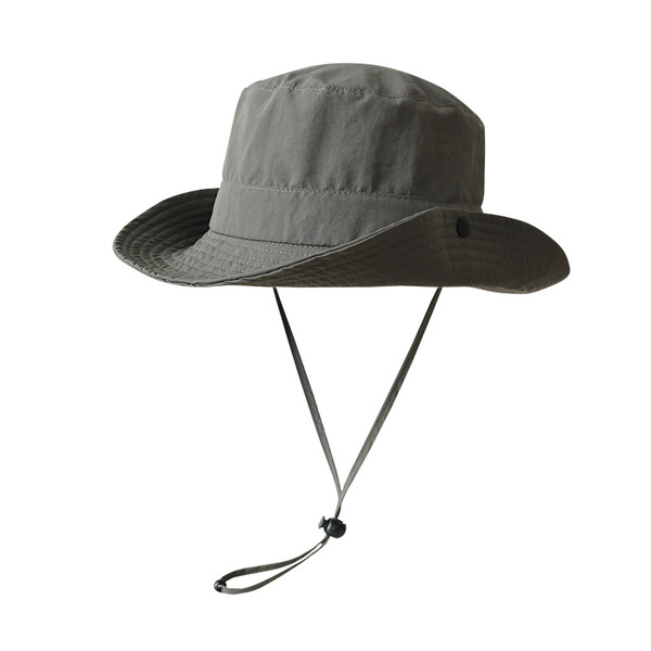 Solid quick dry travel thin denim climbing sun hat for men and women