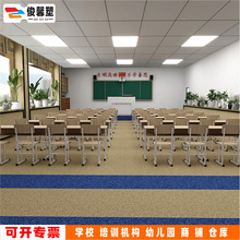 工程用防滑耐磨地胶商场教学楼走廊教室培训中心商用塑料 PVC地板