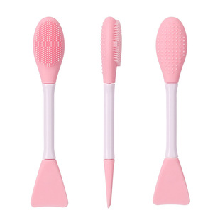 Wholesale silicone removable plastic scraper dual-use face mask brush scraper spoon mask stick mask scraper scraper