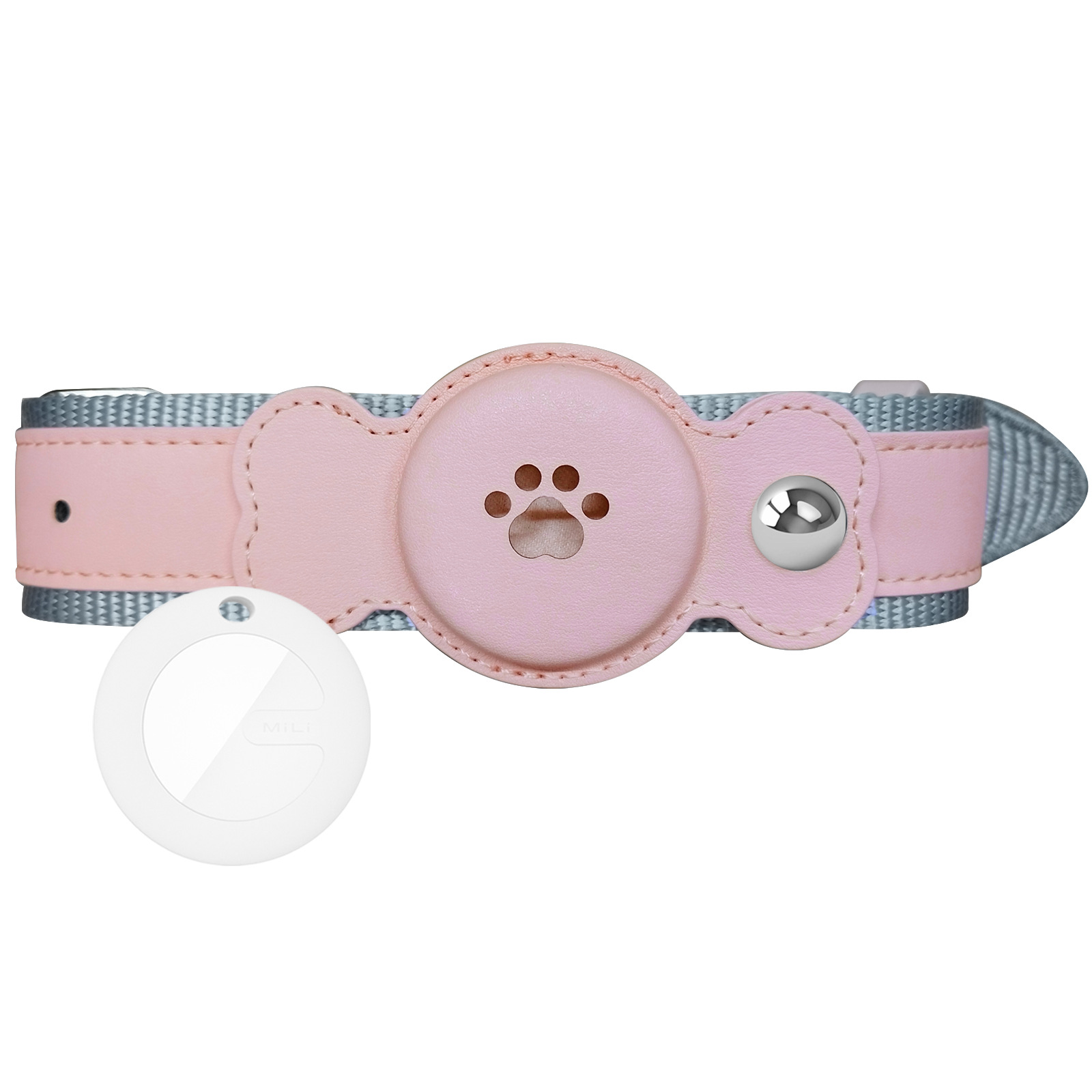 Collar para Perro con Localizador Antipérdida, con Localizador Autorizado por Apple para Rastrear Perros, Producto Premium de Amazon para Uso en Automóviles.