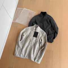 031885   秋季新品男女情侣多功能百搭上衣 防风保暖薄绒通勤外套