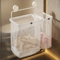 吸盤洗濯かご家庭用壁掛け洗濯かごトイレ折り畳み可能大容量洗濯収納かご洗濯袋