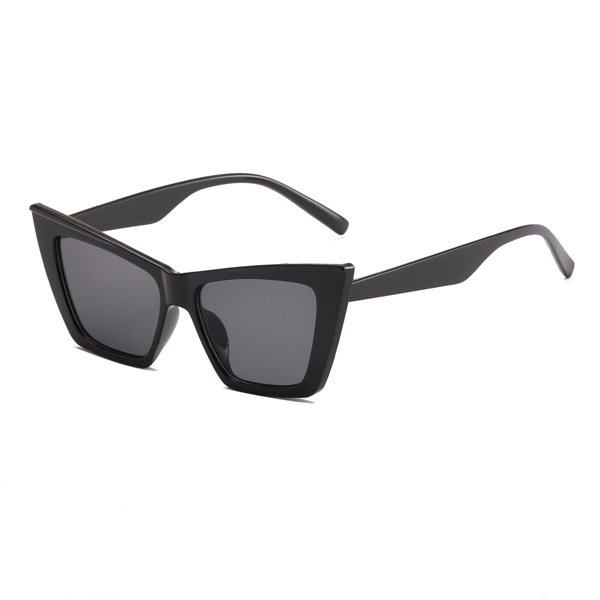 2021 nuevas gafas de sol retro europeo y americano gafas de sol de ojo de gato de moda de mujer gafas de sol de Marco grande 97093