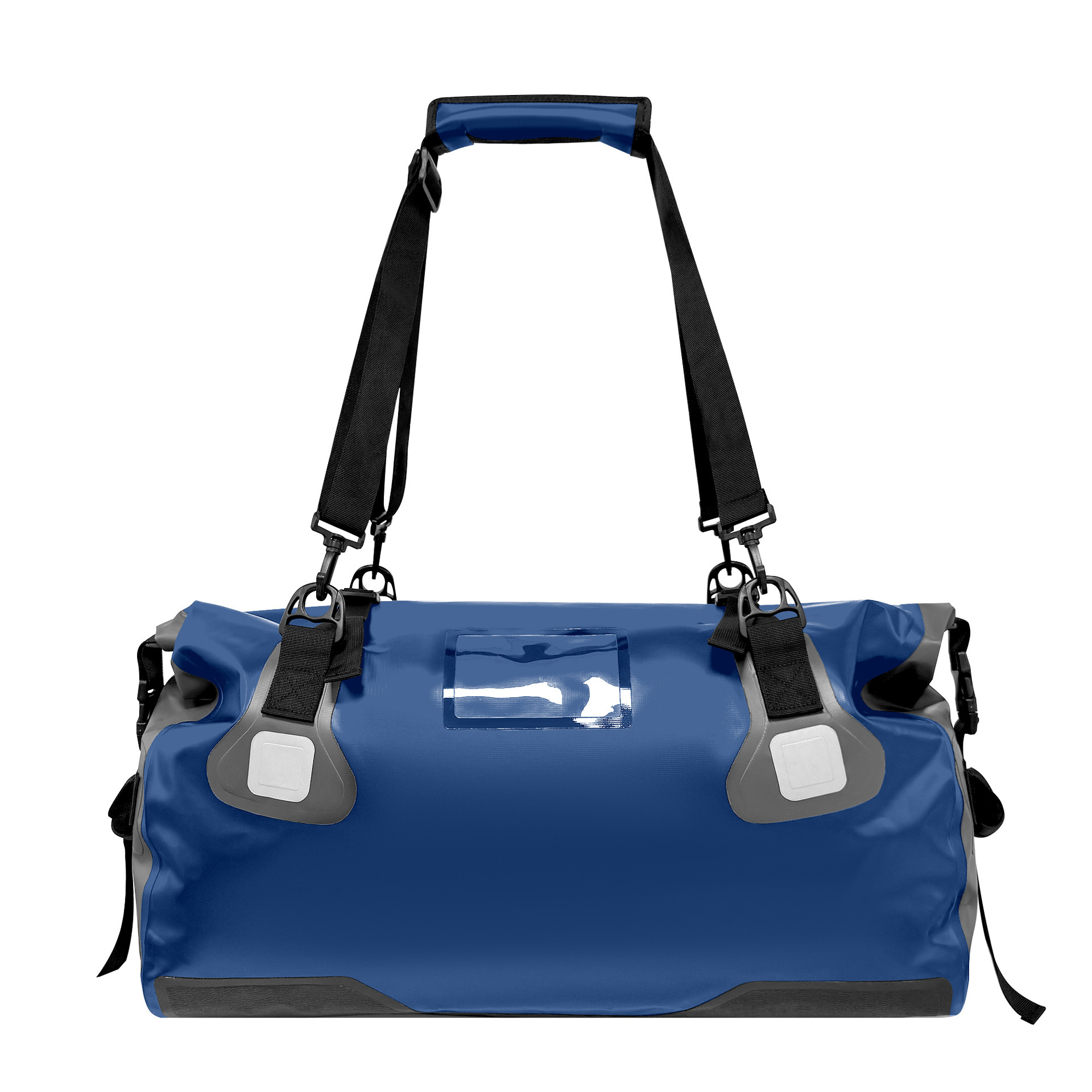 Pvc Large-Capacity Waterproof Luggage Bag Motorcycle Tail Bag for Riding, Off-Road, Mountaineering, Camping, and Night-Time Visibility