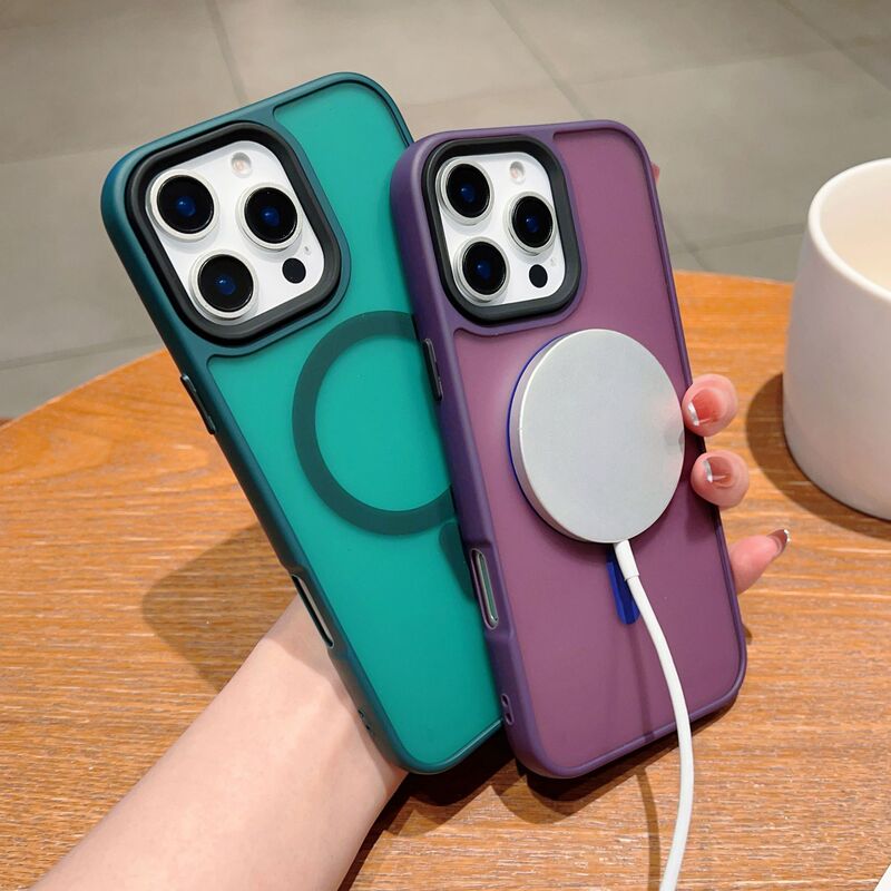 Apple 16 大きな開口部の肌触りの良い16ProMax磁気吸着15携帯電話ケース14レンズ大開口金盾保護に適しています|undefined
