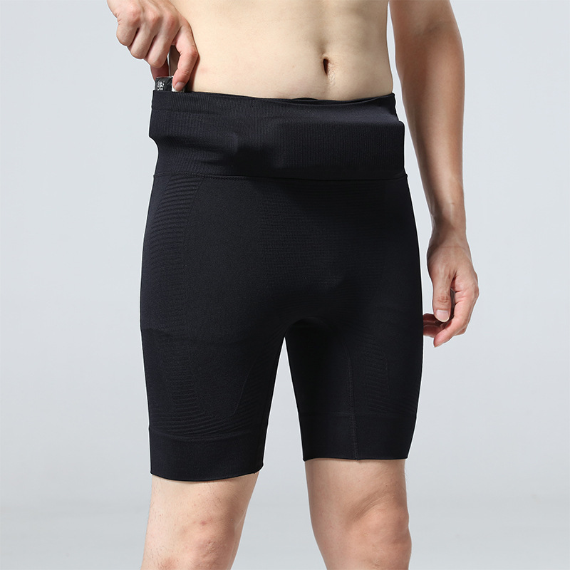 Summer Men's and Women's High Elastic Compression Pants Tight Pants Sports Quick-drying Training Five-point Marathon Running Fitness Shorts