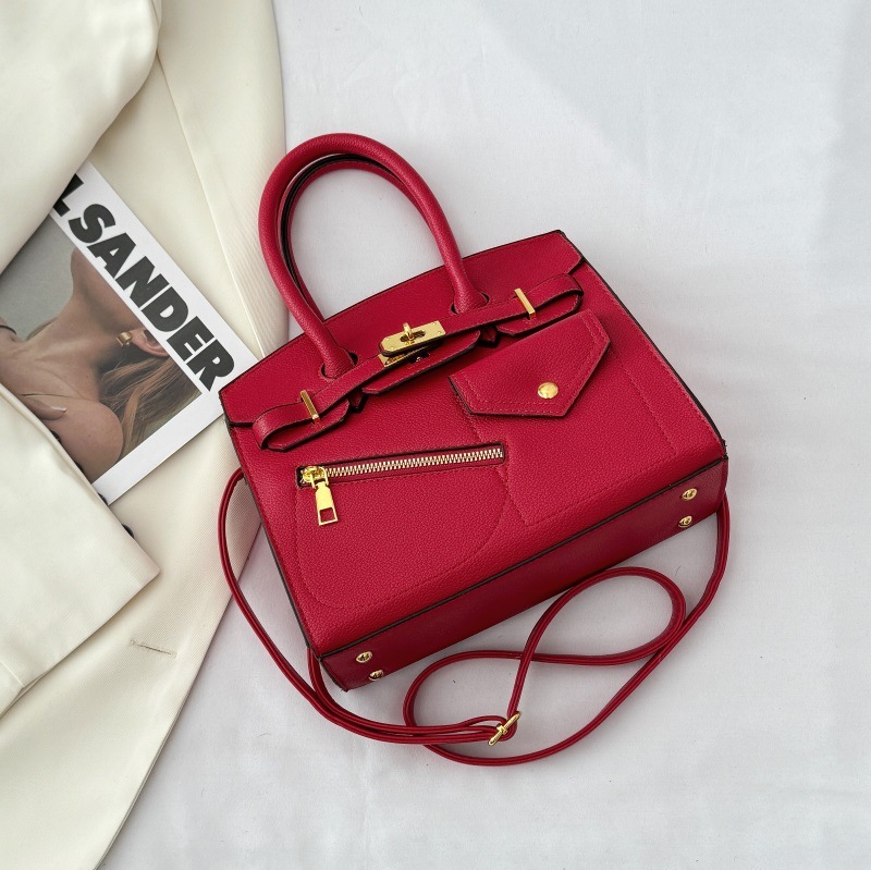 レディースhandbagプラチナバッグ女性2025新型クロスボーダー女性バッグ大容量手提げシングルショルダーバッグ|undefined