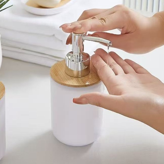 Baños sanitarios 6 conjuntos de hotel alojamiento residencial simple lujo conjunto de lavado baño basura taza de cepillo de dientes