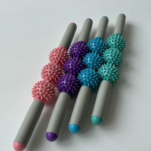 Hedgehog Ball Massage Stick Yoga Massage Stick Mace Sports Roller Yoga Gear Muscle Deep Relaxation Roller