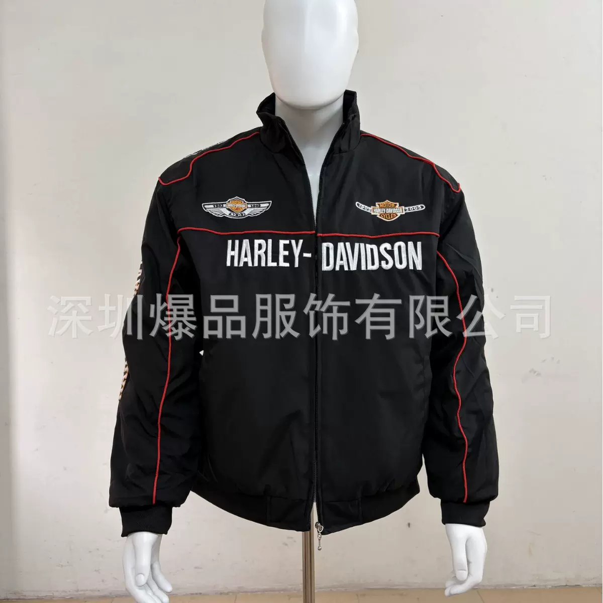 F1赛车服刺绣夹克摩托车骑行服机车服棉衣欧美风飞行服f1外套定制