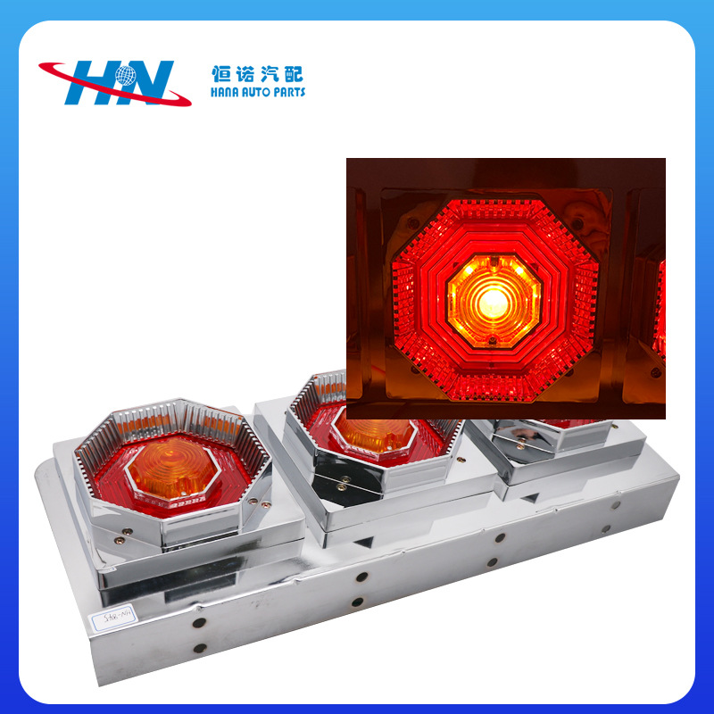 Aplicable a los accesorios del camión 24V bombilla trasera camión luz trasera LED luz trasera brillante