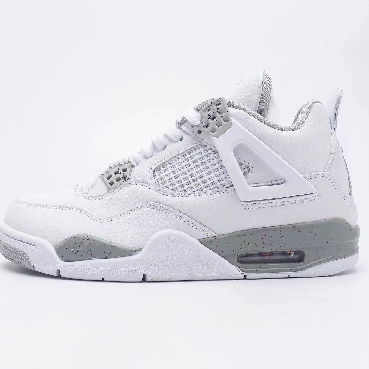 Putian Chunyuan AJ4 спортивные баскетбольные кроссовки Qiao 4 электрическая Mother Bai Cement Oreo Midnight Blue Blue одинаковые обувь для мужчин и женщин