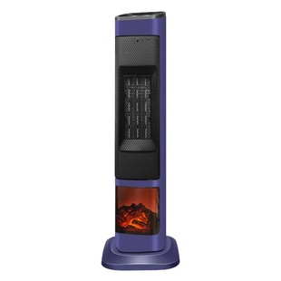 Fan heater simulation flame fast heating fan household energy-saving vertical electric heater intelligent bedroom whole house heater
