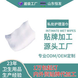 私处私户湿巾免洗清洁湿纸巾卫生杀菌成人经期OEM代工保湿