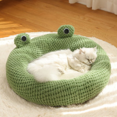 新しいペットの巣小さなカエルシリーズ猫の巣暖かい犬の巣秋と冬の家の巣クロスボーダー卸売ペット用品