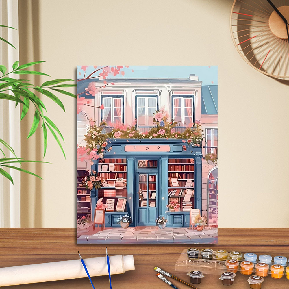 Transfronterizo jitdiy agente de pintura al óleo digital fabricantes al por mayor artesanal amazon pintura al óleo decorativa barraca de relleno