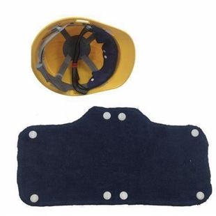 Cross-Border Safety Helmet Sweat-Absorbent Cloth Towel Fabric Towel Sweat-Absorbent Snap-On Safety Helmet Sweatband Sweat-Absorbent and Breathable