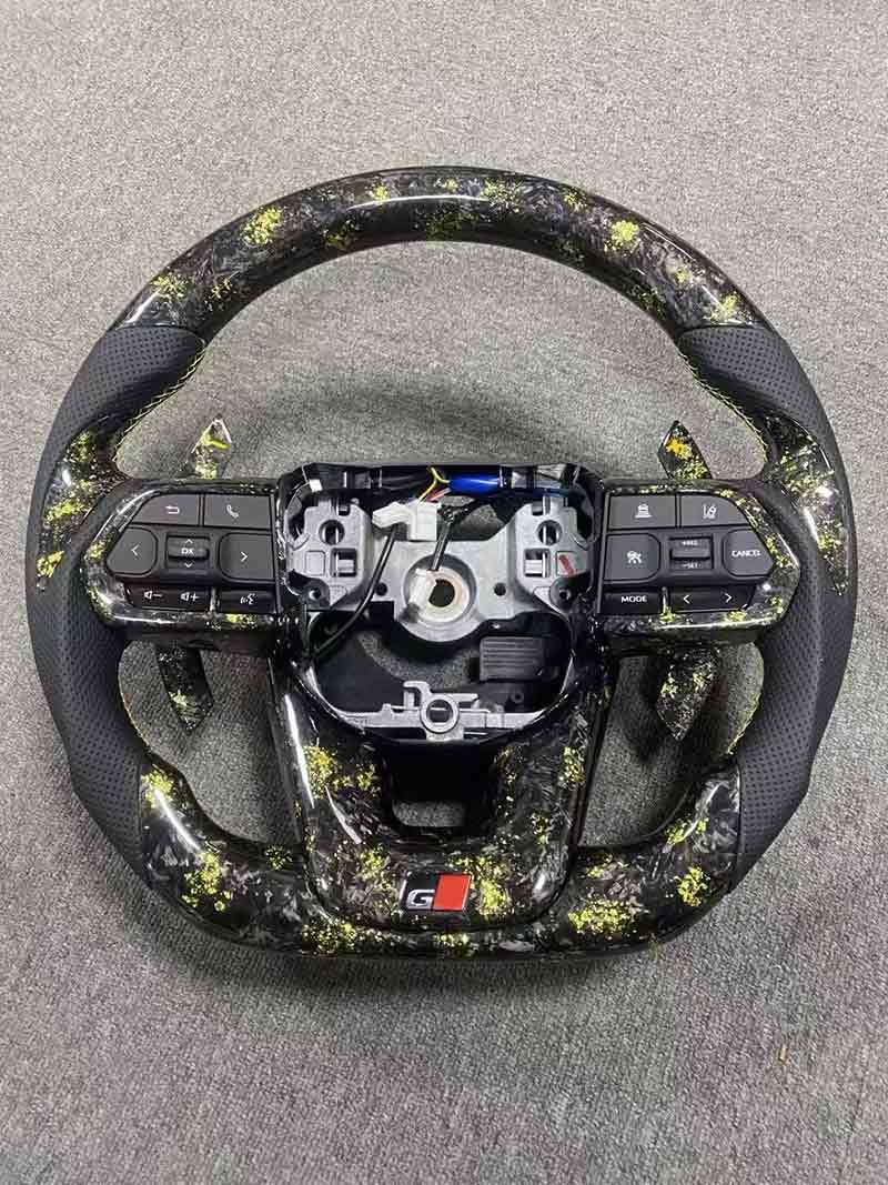 Cooluze Lc300 Lc200 Lc150 Fortuner Hilux Revo Forged Carbon Fiber Steering Wheel