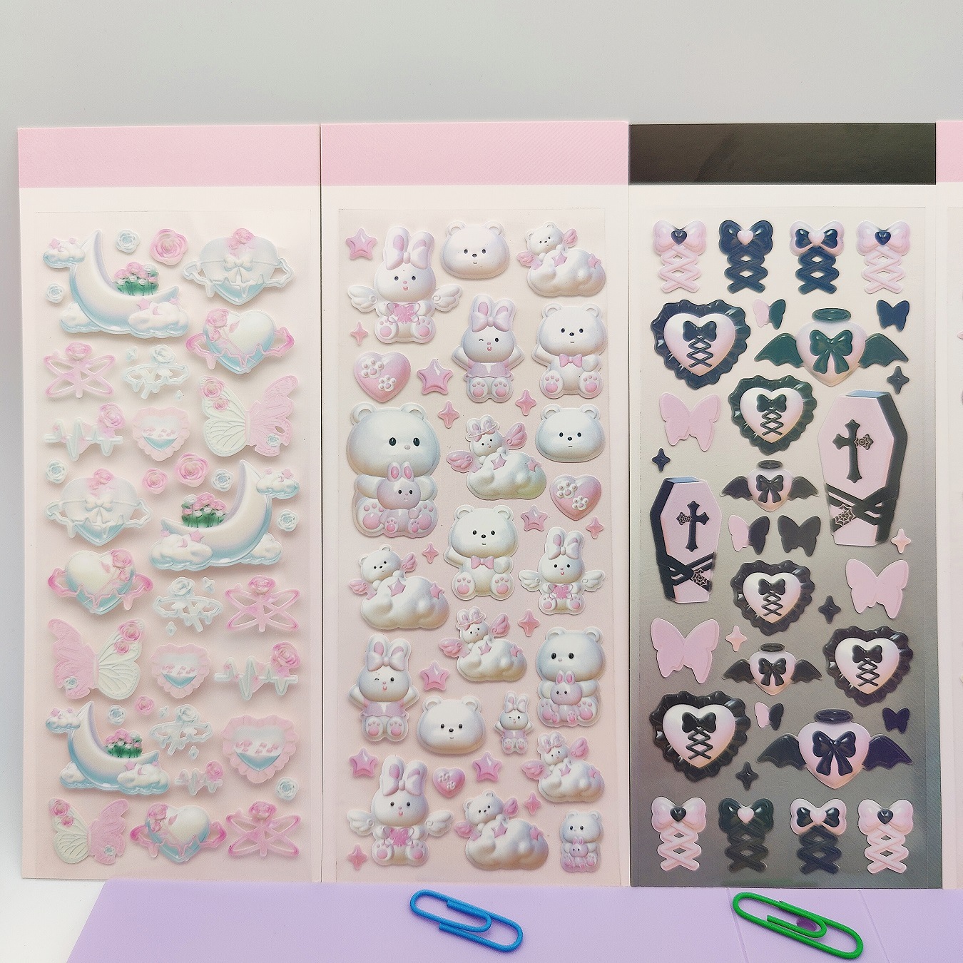 Original Korean Style Hand Account Cartoon Goka Stickers Wholesale 3d Laser Cartoon Characters Cute Goka Small Stickers display picture 1