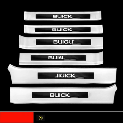 Pedal Decoration Business Travel 28t Dekorativ pedal başlıqları - sku51-25s-28t-silver-titanium-black-label-four-door-threshold-strips-6-pieces
