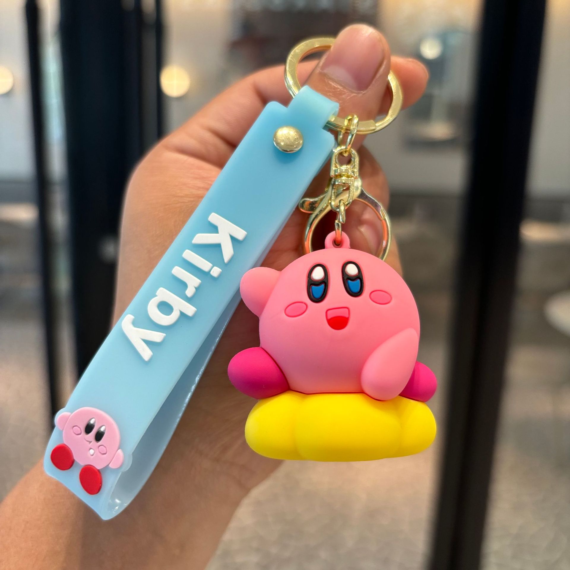 Nuevo Star Card Keychain PVC Muñeca Colgante Bolso de coche Bag Bag