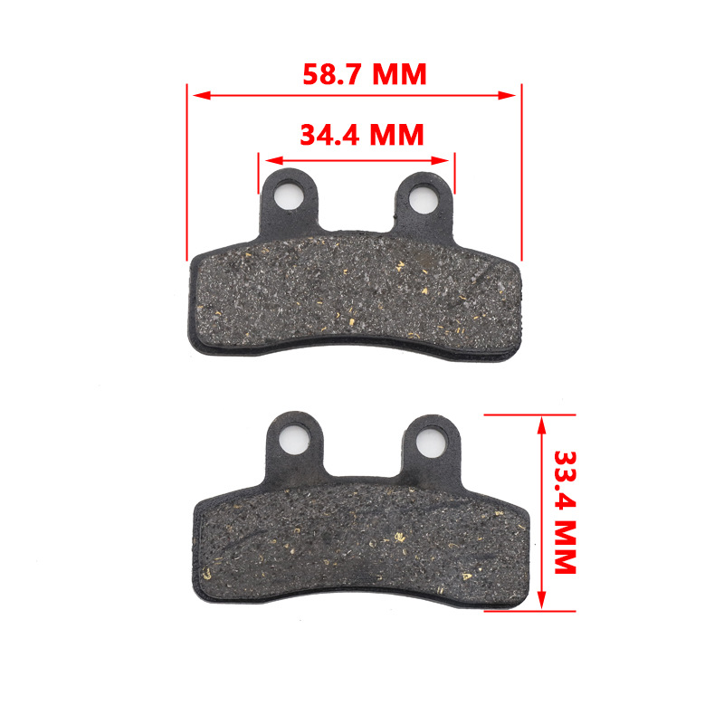 Vehículo eléctrico de la motocicleta pastillas de freno de disco pequeño médico Un