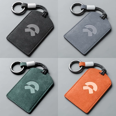 Car key bag – High-End Minimalist Card Key - dark-green-nio-sports-rope