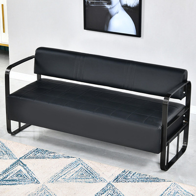 Barber Shop Waiting Chair Internet Popular Small Sofa Beauty Salon Simple Light Luxury Sofa Clothing Store Reception Negotiation Bench
