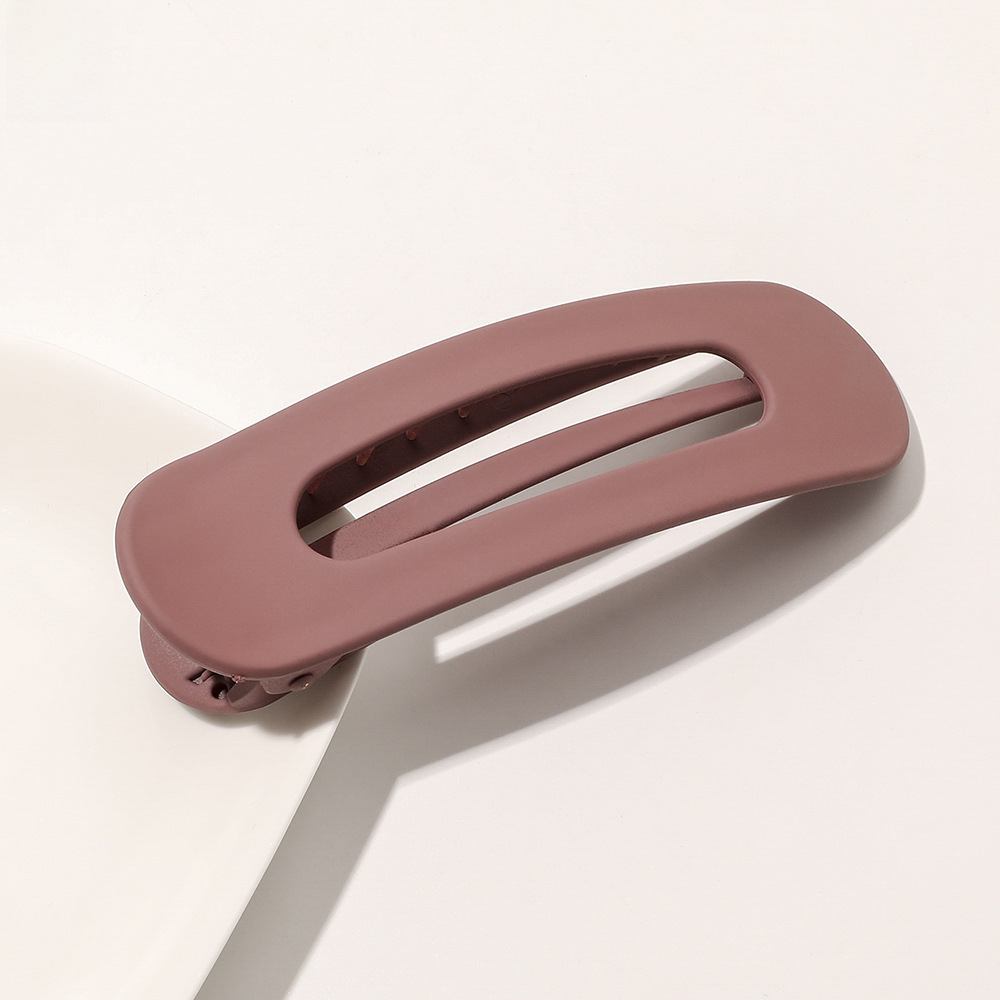 Qiyue matt värvi küljeklamber suur juuksenõel pesu näoklamber küljeklamber lihtne tukk juuksenõel pardilindiga peakate_voghion.com