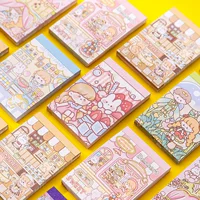 Мультяшная маленькая книга, портативный ноутбук для учащихся начальной школы, свежая заметка