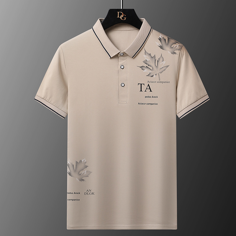 Verano gris hendidura letras ordinarias verano casual en stock manga corta algodón estilo coreano camiseta