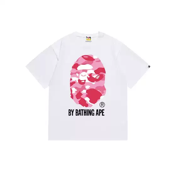 Trendy Cross-Border Wholesale BAPE Ape Head Shark Short-Sleeve T-Shirt