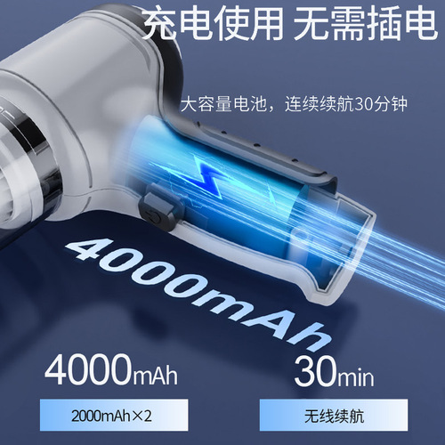 Car vacuum cleaner, handheld wireless vacuum cleaner with powerful suction, dust blower for car interior, mini and convenient