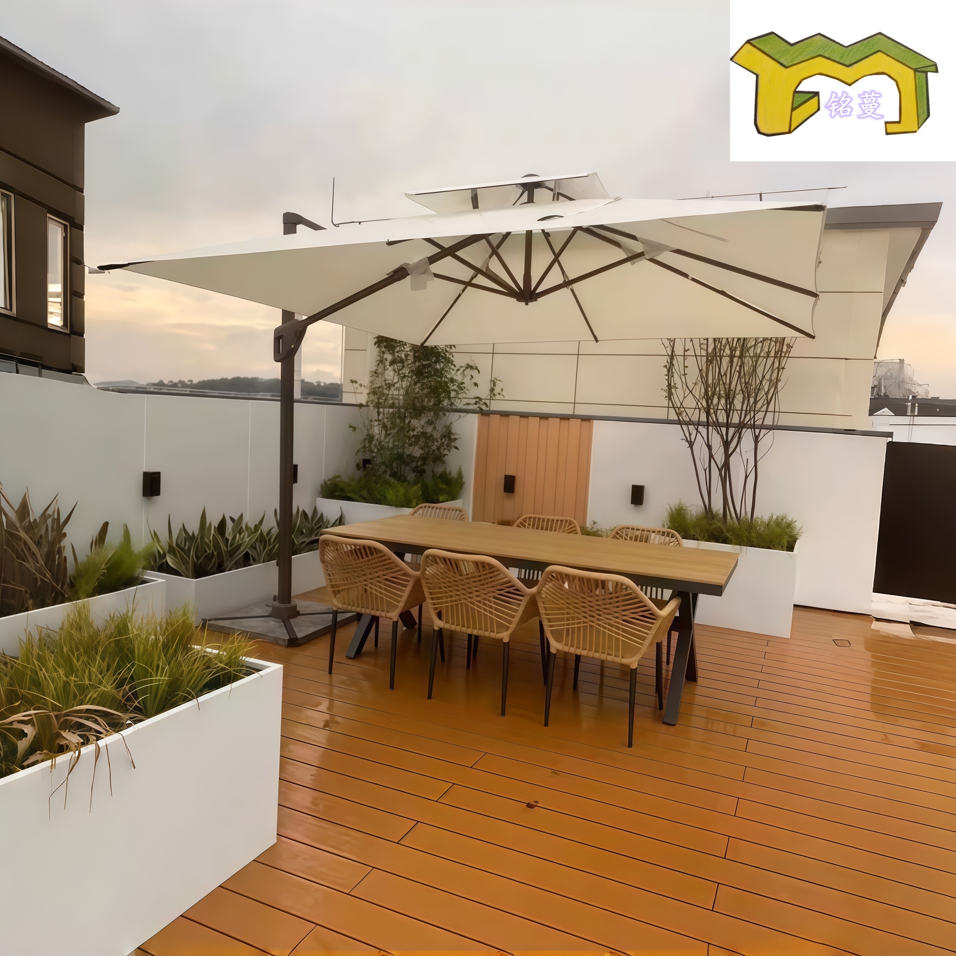 Outdoor Rattan Chairs, Courtyard Tables and Chairs, Leisure French Dining Chairs, Villa Garden Rattan Waterproof Coffee Table, Plastic Wood Table and Chair Set