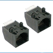 厂家供应SMT-8P8C SMT电话插座 电话接口插座 电话线插座