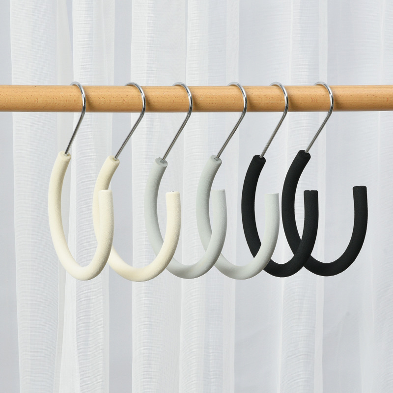 创意海绵帽子衣架挂钩丝巾围巾挂衣架项链配饰收纳架领带吊带衣架