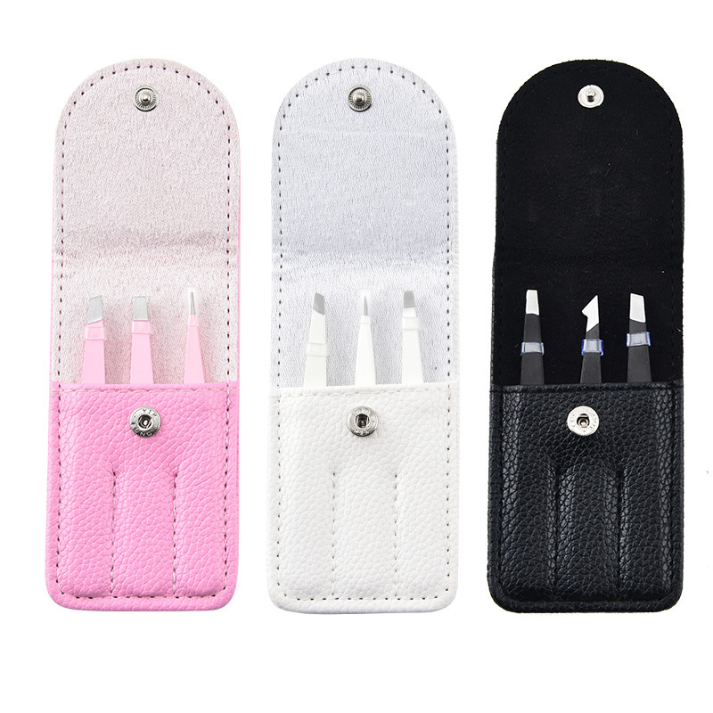 Hombres y mujeres pinzas de acero inoxidable ceja profesional ceja clip clip