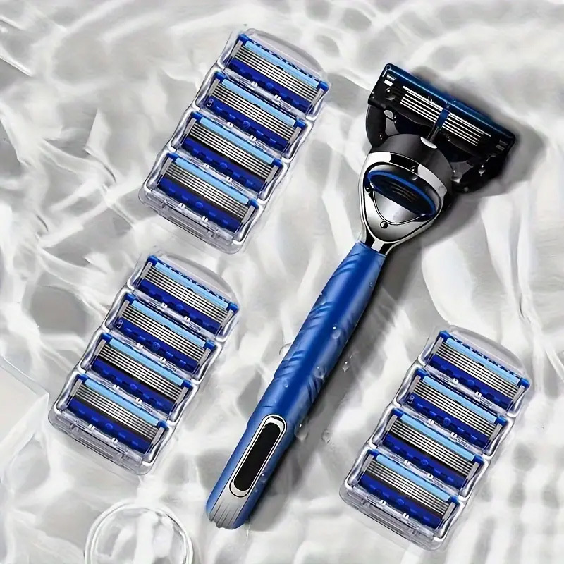 General Geely five-layer manual razor five-layer cutter head replacement cross-border men's Meilan razor spot wholesale