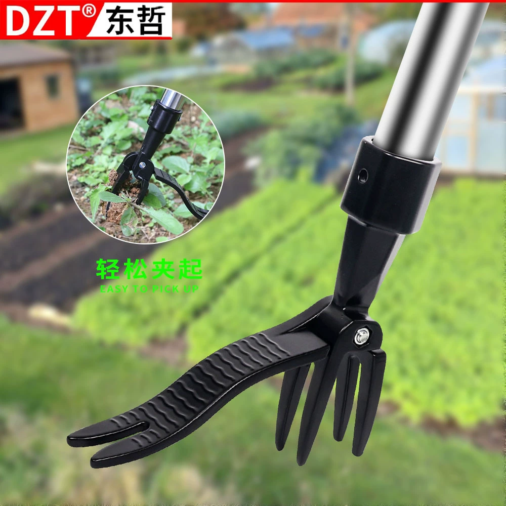 Садовый прополочный инструмент для удаления сорняков, подъемник корней, ручной инструмент для прополки с зажимом для лопаты без изгиба