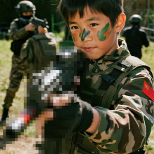 定制真人CS激光打靶场地规划军事模拟训练儿童国防教育精准靶瞄点